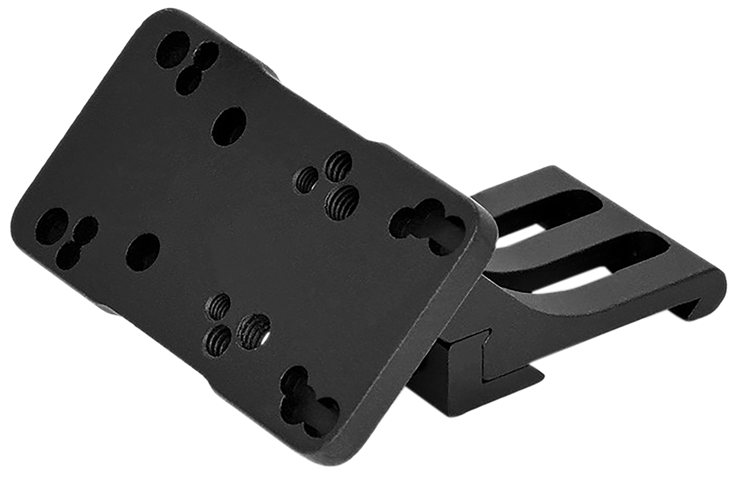 Warne Red-Dot Riser 45 Degree Offset Reflex for Picatinny Left-Hand Aluminum