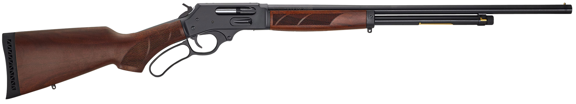 Henry H018G410 Lever Action Shotgun 410 Bore 24 Inch 6 Rounds Blued Steel Walnut