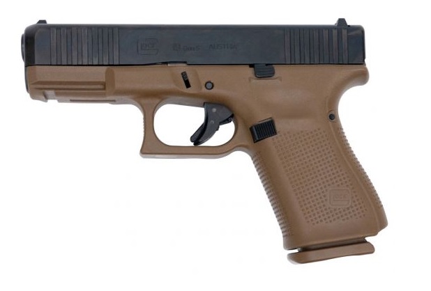 Glock 19 Gen 5, 9mm, 4in. Barrel, 15rd - FDE (PA195S203DE)