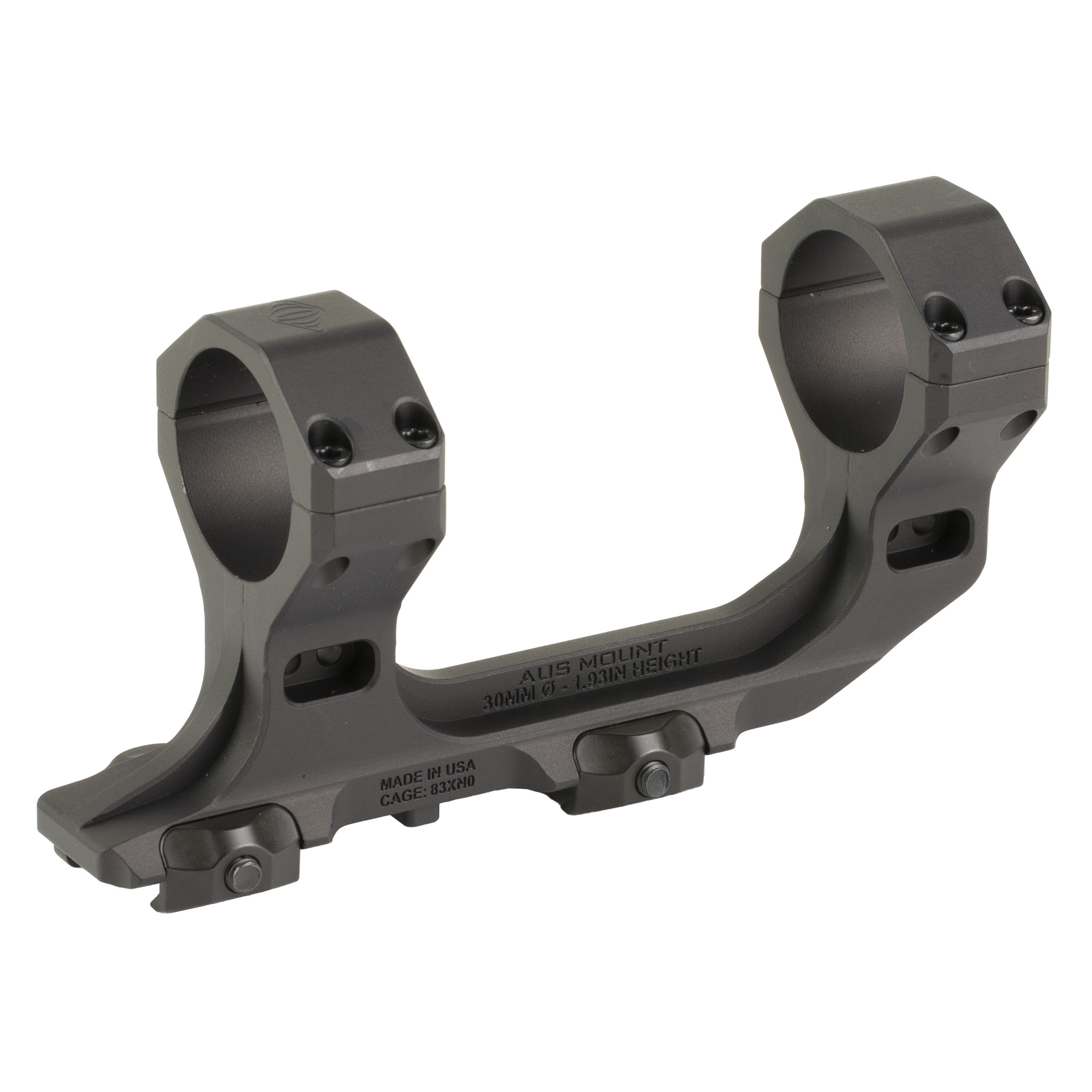 Reptilia Aus 30mm Mount 1.93in Bore Height Picatinny Interface