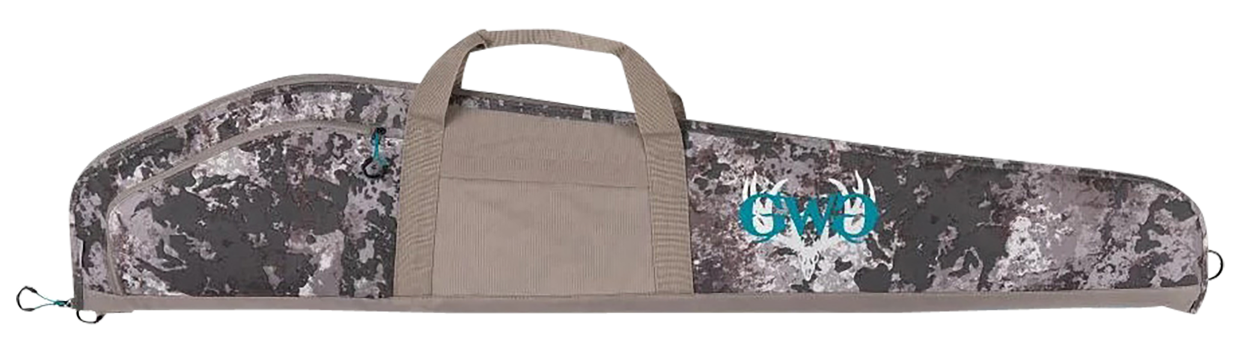 Girls With Guns 1112-46 Artemis Rifle Case 46" Camo Foam Padded interior Lockable Zipper