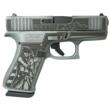 Glock 43X Custom, 9mm, 3.4in. Barrel, 10rd - Grey (PX4350201 MODPATRIOT)