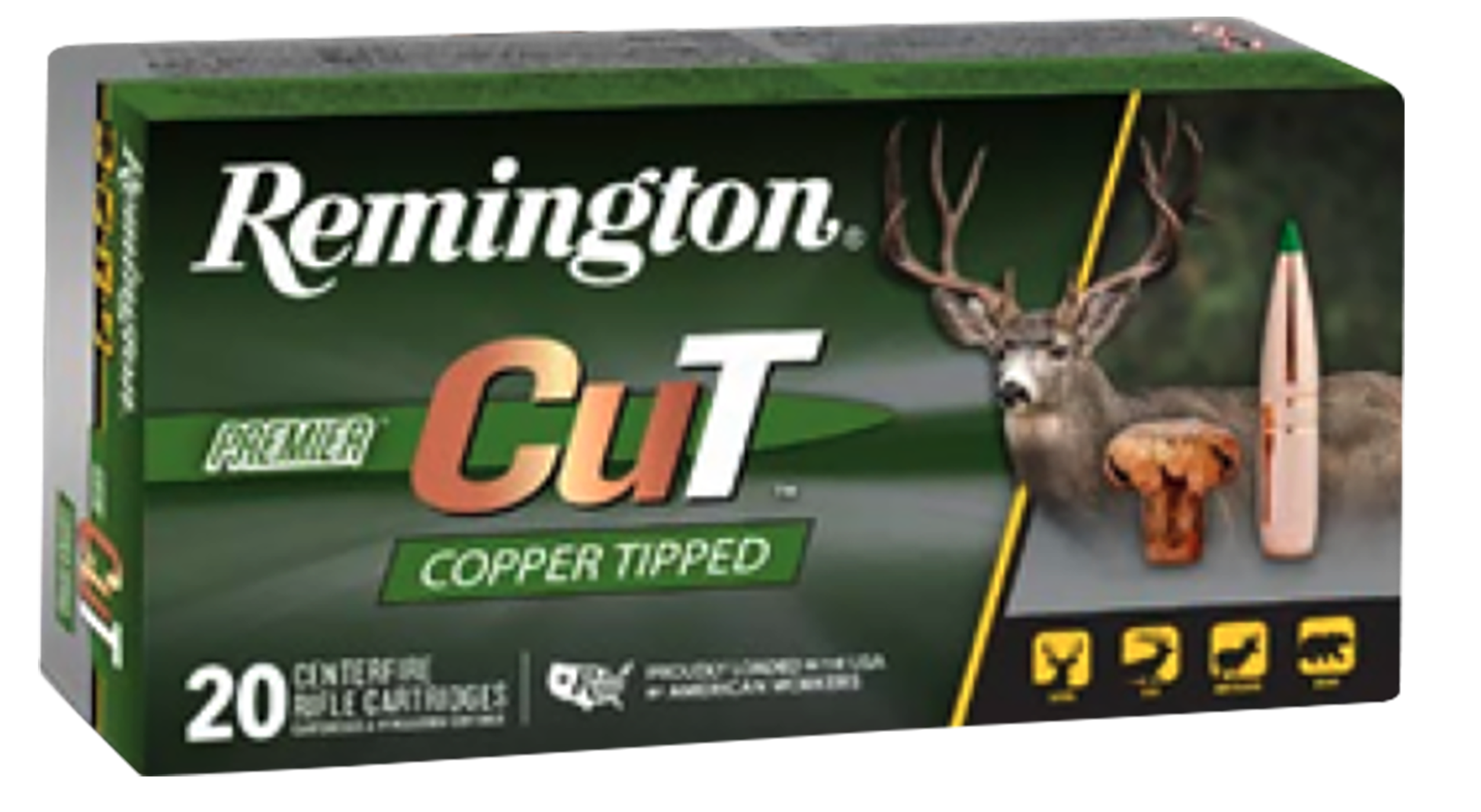 Remington Ammunition R22337 Premier Cut 270Win 130gr 20 Rounds