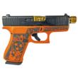 Glock G43X Custom 9mm 3.41in Barrel 10rd Orange Finish
