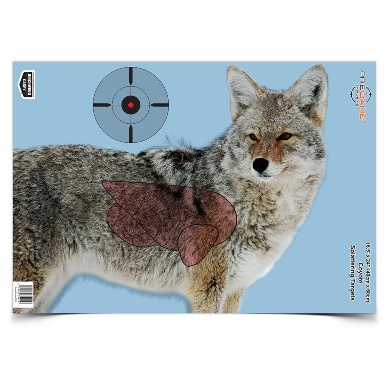 Bc Pregame Coyote 16.5x24 Tgt 3/pk