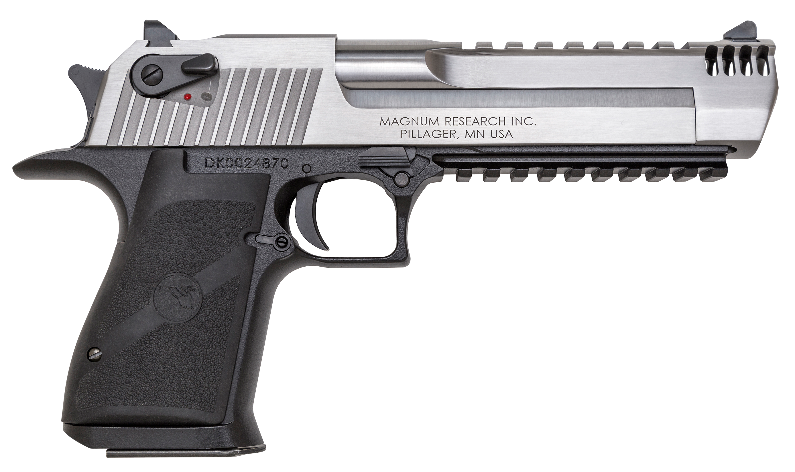 Magnum Research DE357ASIMB Desert Eagle Mark XIX L6 357 Mag 6" 9+1 Black Hardcoat Anodized Aluminum Frame Stainless Steel Slide Black Polymer Grip