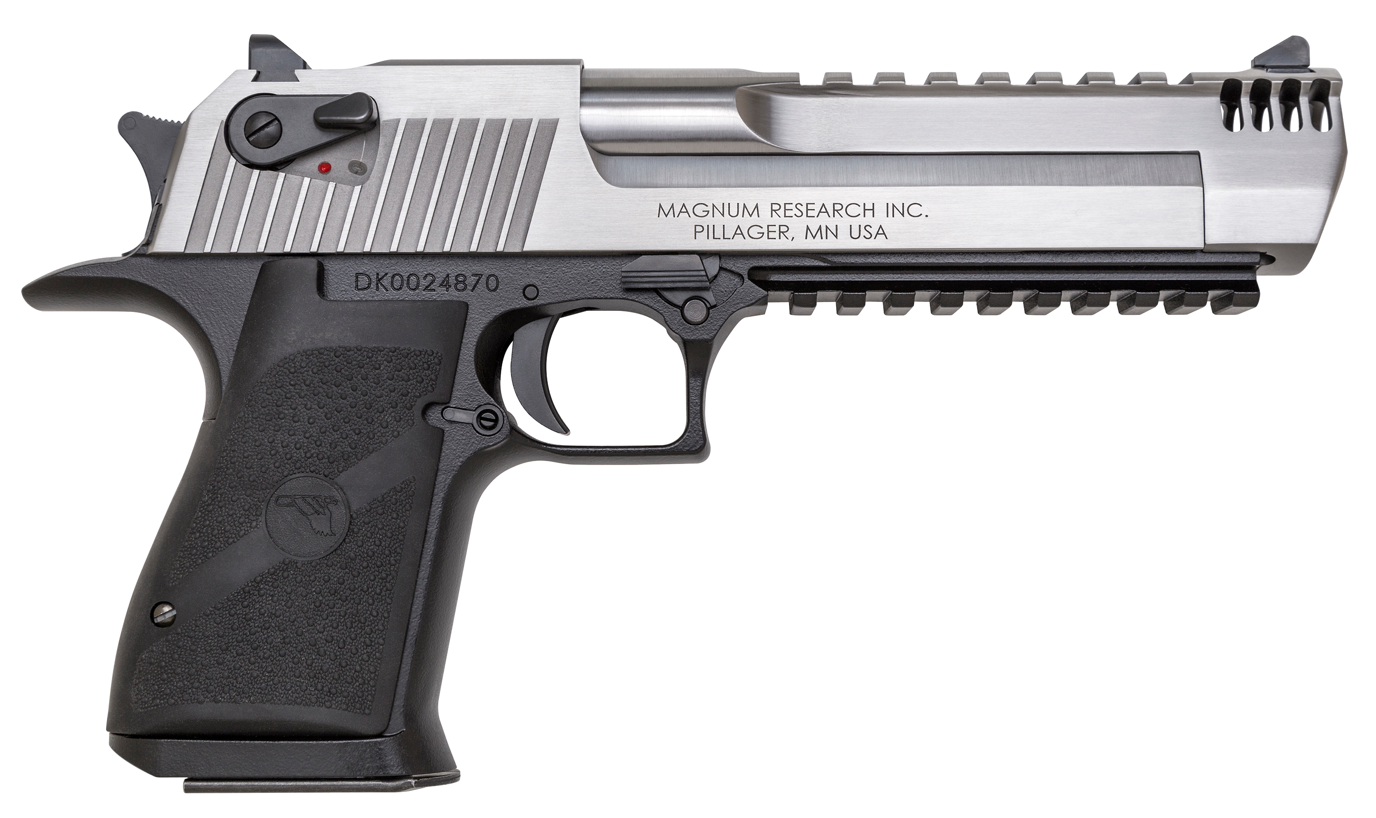 Magnum Research DE357ASIMB Desert Eagle Mark XIX L6 357 Mag 6" 9+1 Black Hardcoat Anodized Aluminum Frame Stainless Steel Slide Black Polymer Grip