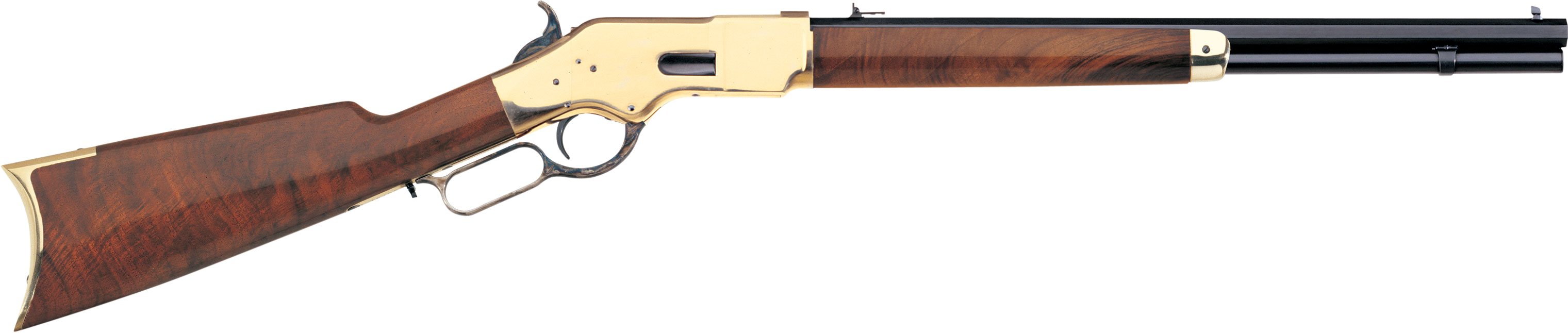 Taylors & Company 550190 1866  45 Colt (LC) Caliber with 10+1 Capacity, 20" Blued Octagon Barrel, Brass Metal Finish & Walnut Stock (Full Size)