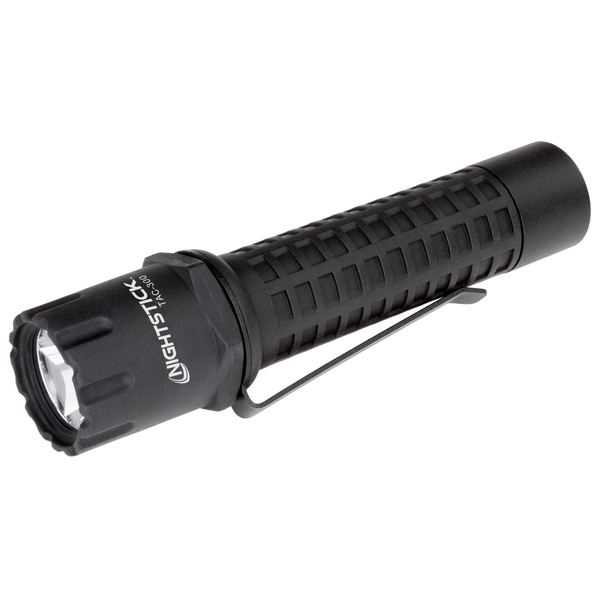 NightStick Polymer Tactical Flashlight Tac-300B Momentary and Constant On Beam Non Slip Grip