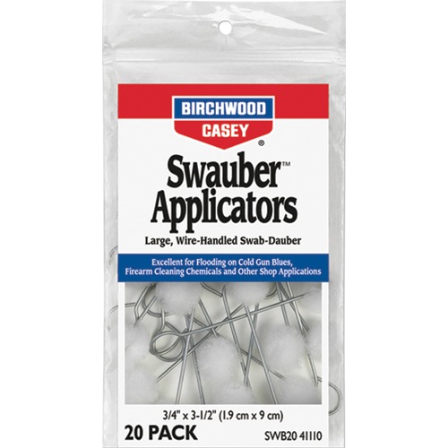 Birchwood Casey 41110 Swauber Applicators  20 Per Package