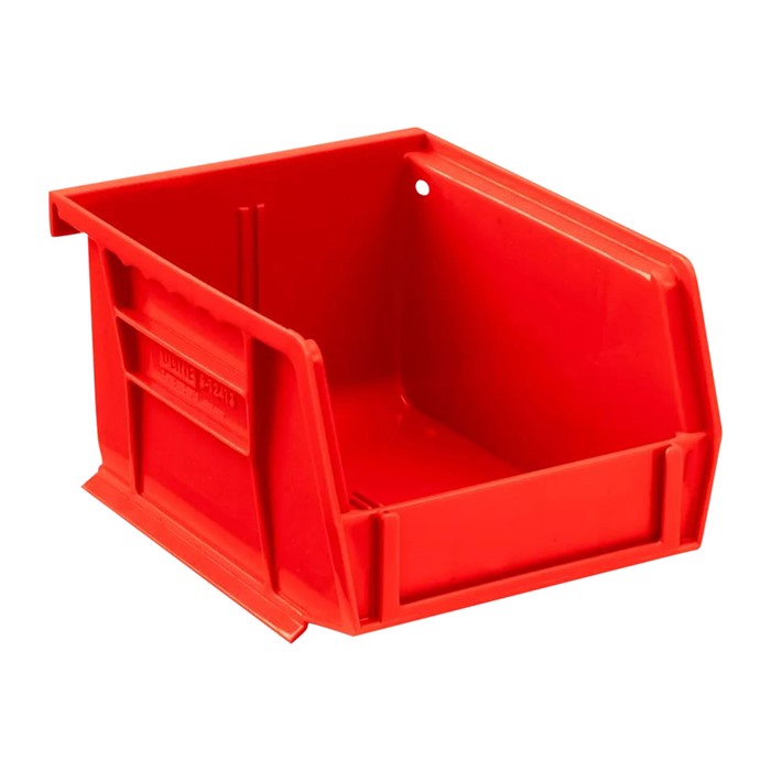 STACKABLE BULLET BIN, SMALL RED