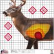 Pro-Shot WDSI5PK Whitetail Sight-In Deer Heavy Paper Hanging Universal 25" x 25" Multi-Color 5 Pack