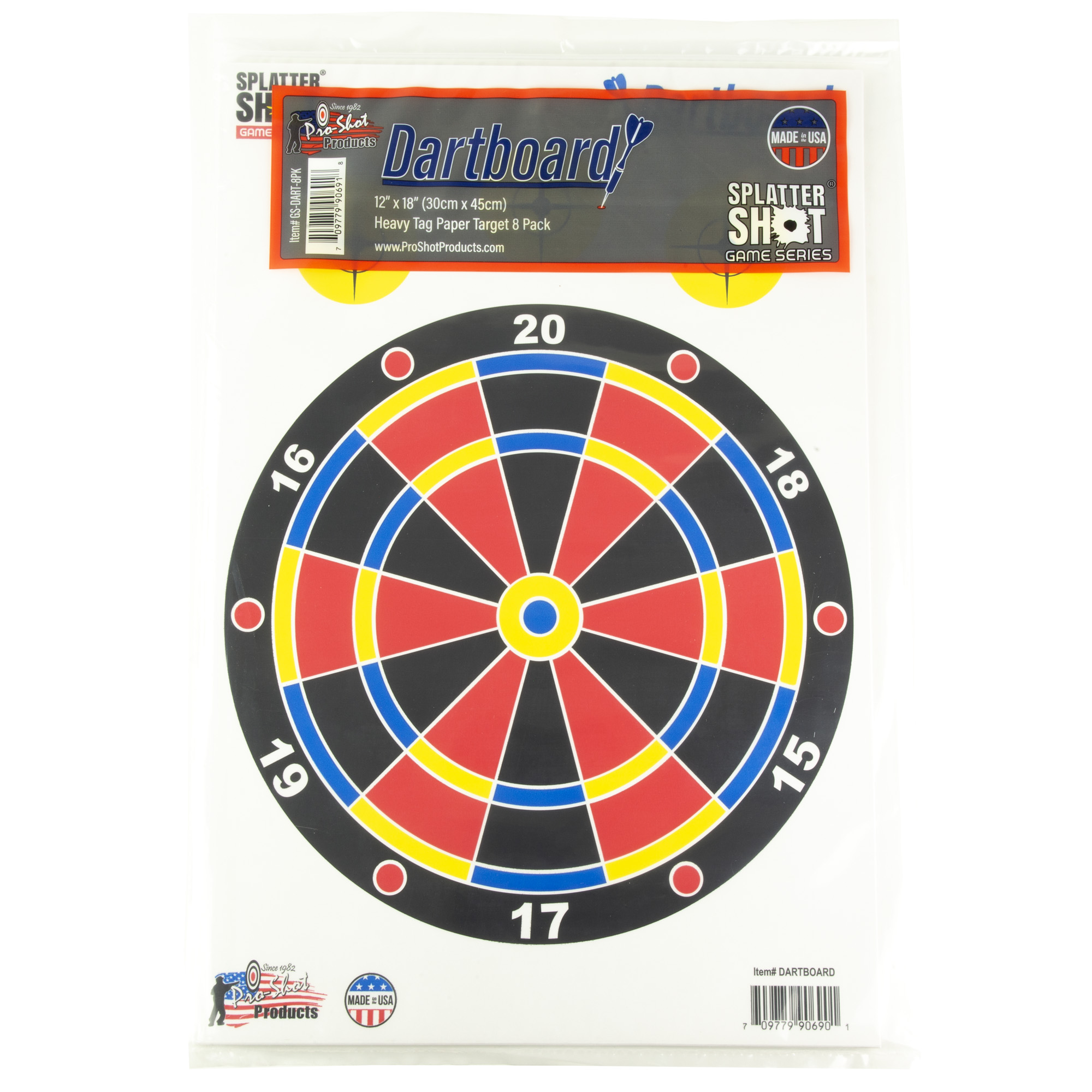 PROSHOT GS DARTS 12X18 TP 8PK - GS-DART-8PK - 709779906918