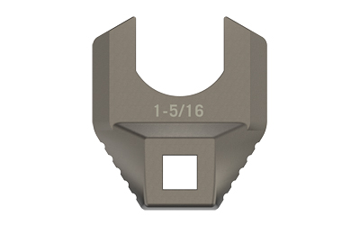 Real Avid AVMF1516BNW Master -Fit Barrell Nut Wrench 1 5/16" Titanium Titanium/Stainless Steel AR-Platform Free-Float Handle - AVMF1516BNW - 813119013935