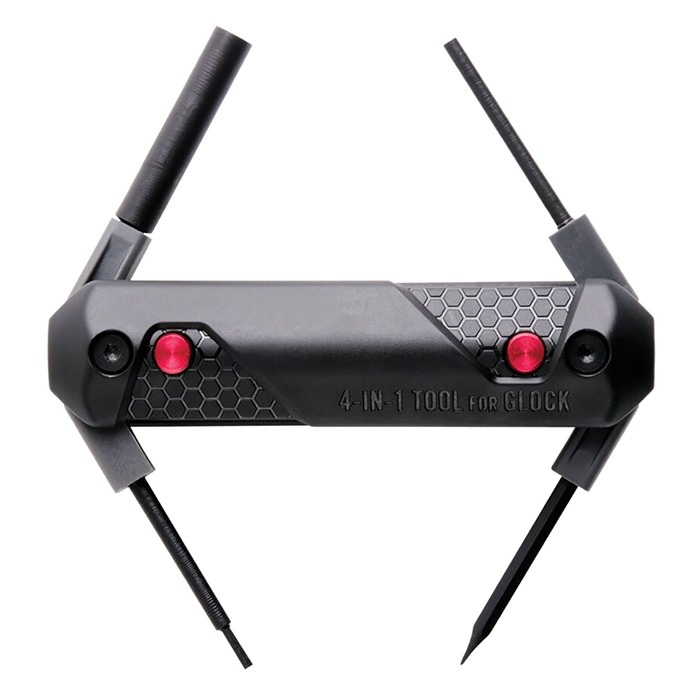 Real Avid AVGLOCK41 4-in-1  Black Handgun Tool Compatible w/Glock