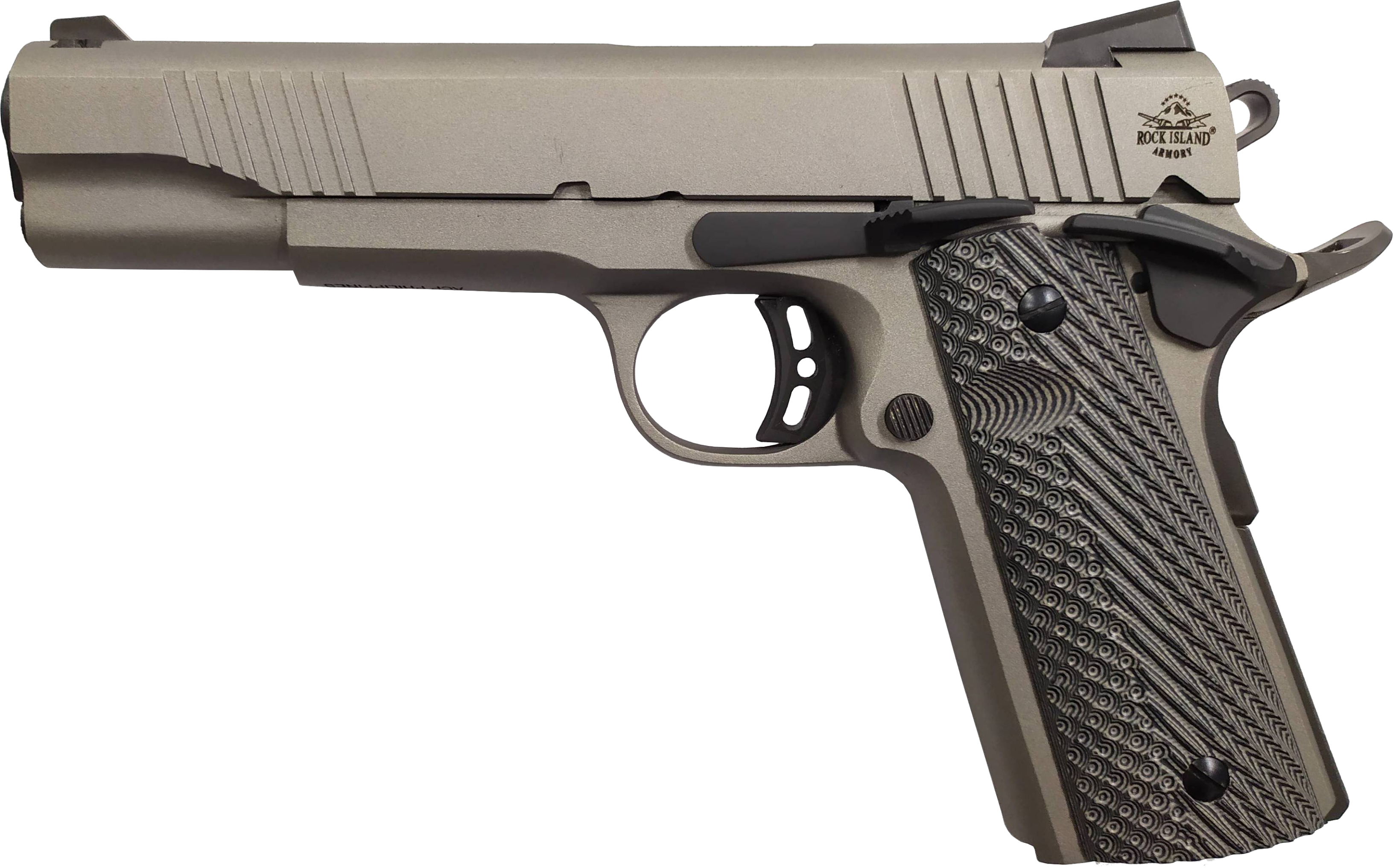 Armscor Rock Island Rock Ultra FS 1911 Pistol 45 ACP 5 in Gun Metal Grey Cerakote