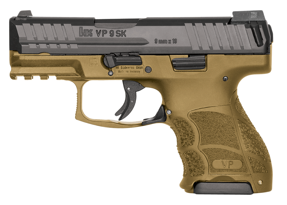 Heckler & Koch VP9 SK, 9mm Luger, 3.2in. Barrel, 10rd - FDE (81000096)