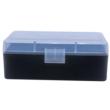 Berry's 61687 Ammo Box  38 Special/357 Mag Clear/Black Polypropylene 50rd