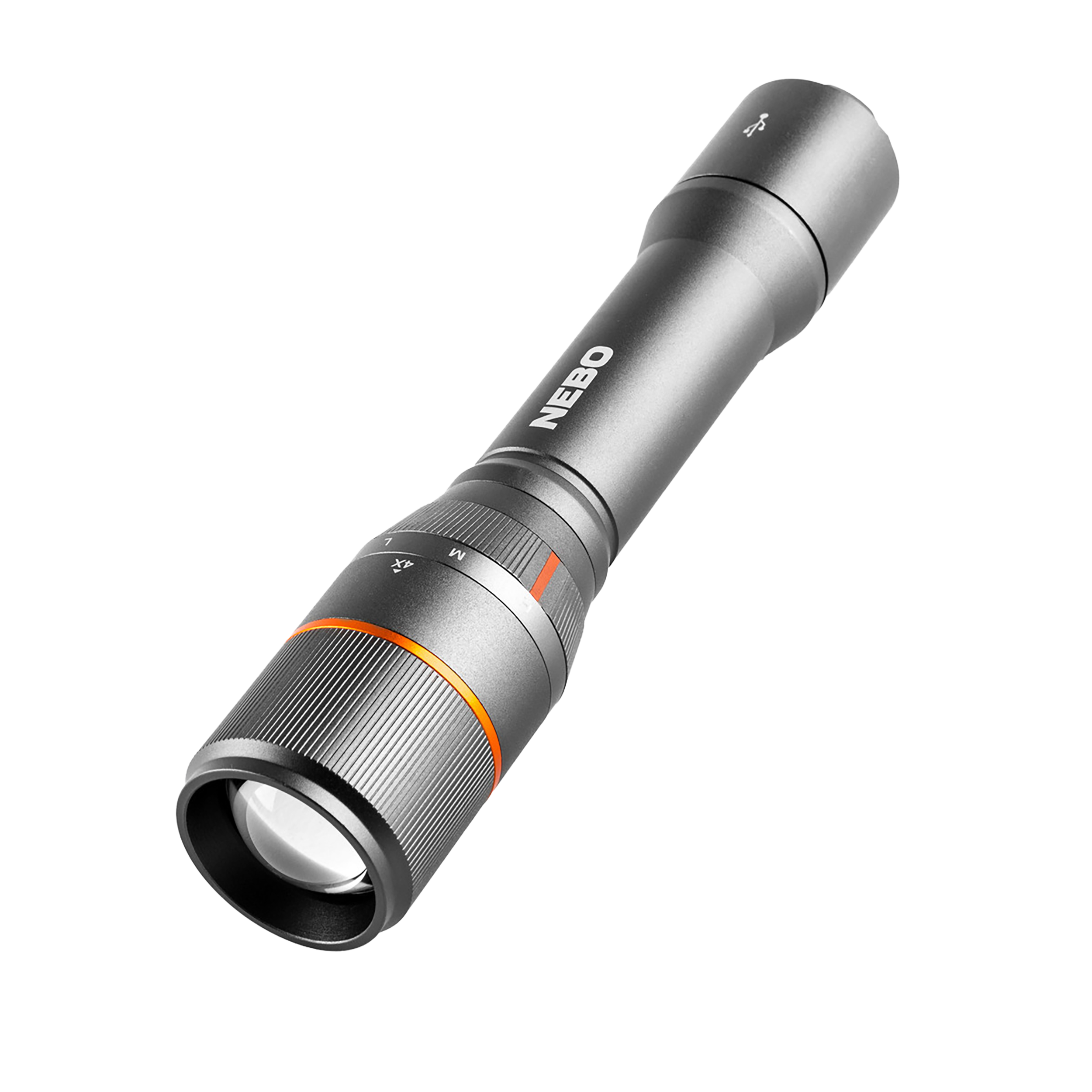 Alliance Davinci 2000 Flashlight Gray 200/800/2000 Lumens Rechargeable 18650 Ip67