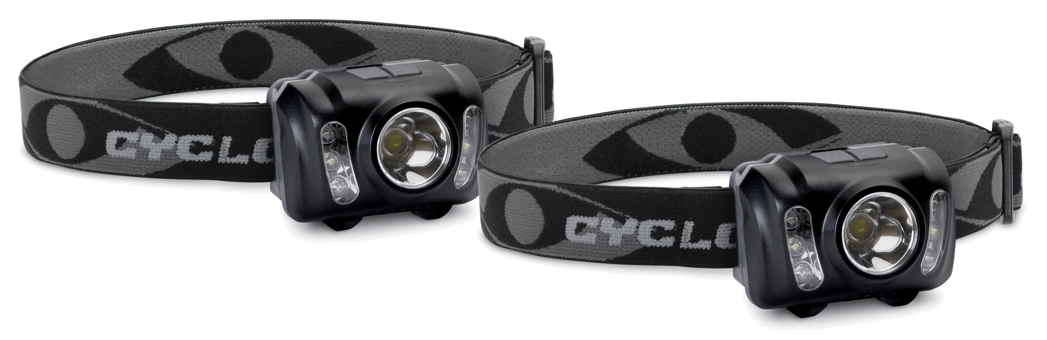 Cyclops Headlamp 210 Lumens White Red Green White Led 2 Pack Aaa Batteries Shock Weather Resistant