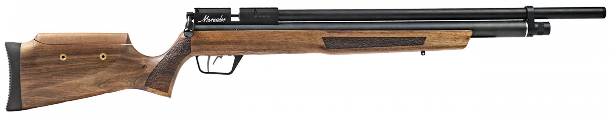 Benjamin BP2564W Marauder  PCP 25 Pellet 8rd Black Rec/Barrel Hardwood Fixed with Adjustable Comb Stock