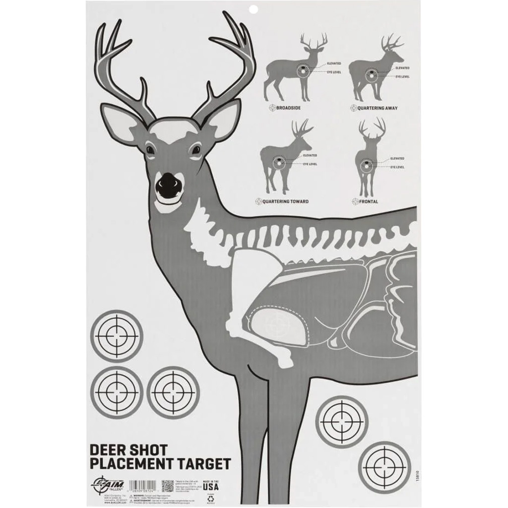 ALLEN 15810 DEER VITALS CORRUGATED TARGET 23X35 - 15810 - 026509081241