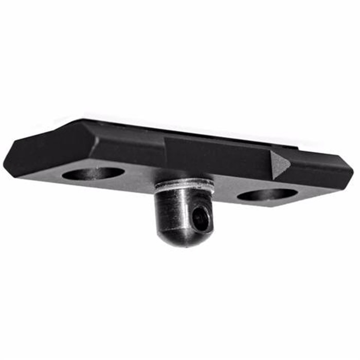 GrovTec US Inc GTSW240 Bipod Stud Mount M-LOK Black Steel 2.30"