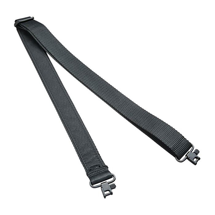Butler Creek 26923 Mountain Rifle/Shotgun Sling Black Nylon Webbing 48" OAL 1.25" Wide Adjustable Design & QD Swivels
