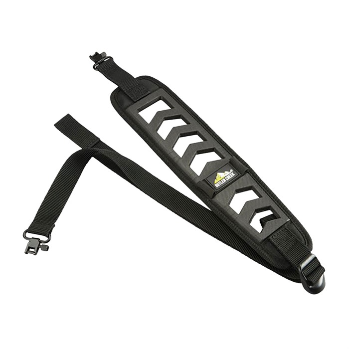 Butler Creek 190030 Featherlight Rifle Sling Black Foam 22"-36" OAL 3" Wide Adjustable Design 2 Cartridge Loops & Swivels