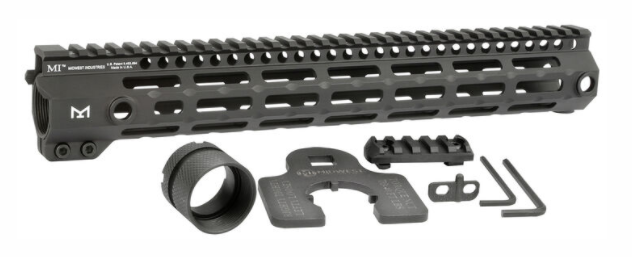 Midwest Industries M-Series Gen 4 AR-15 Aluminum Handguard - Black | 13.375" | M-LOK