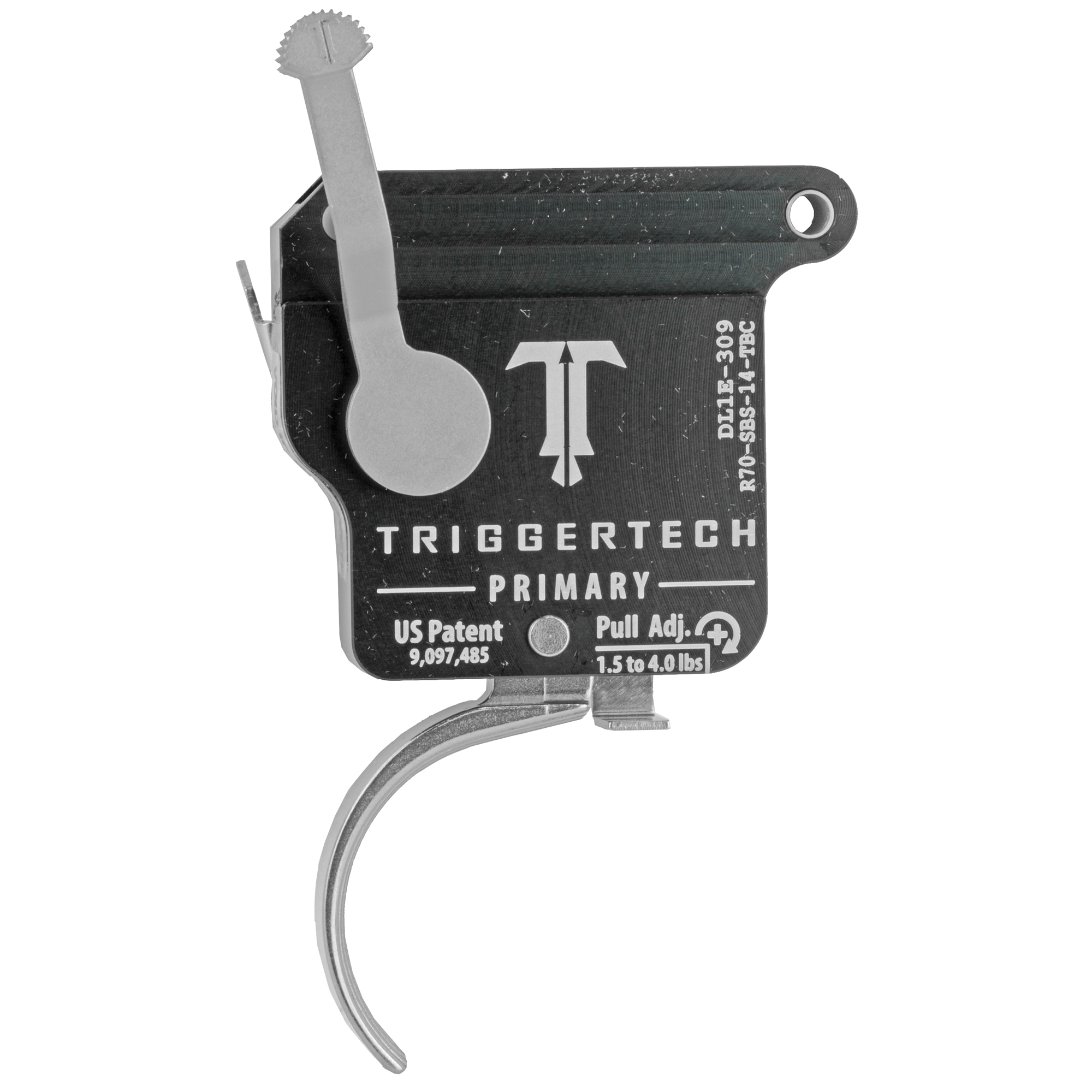 TriggerTech Rem 700 Primary Single Stage Triggers Factory Stainless Traditional Curved Top Safety RH