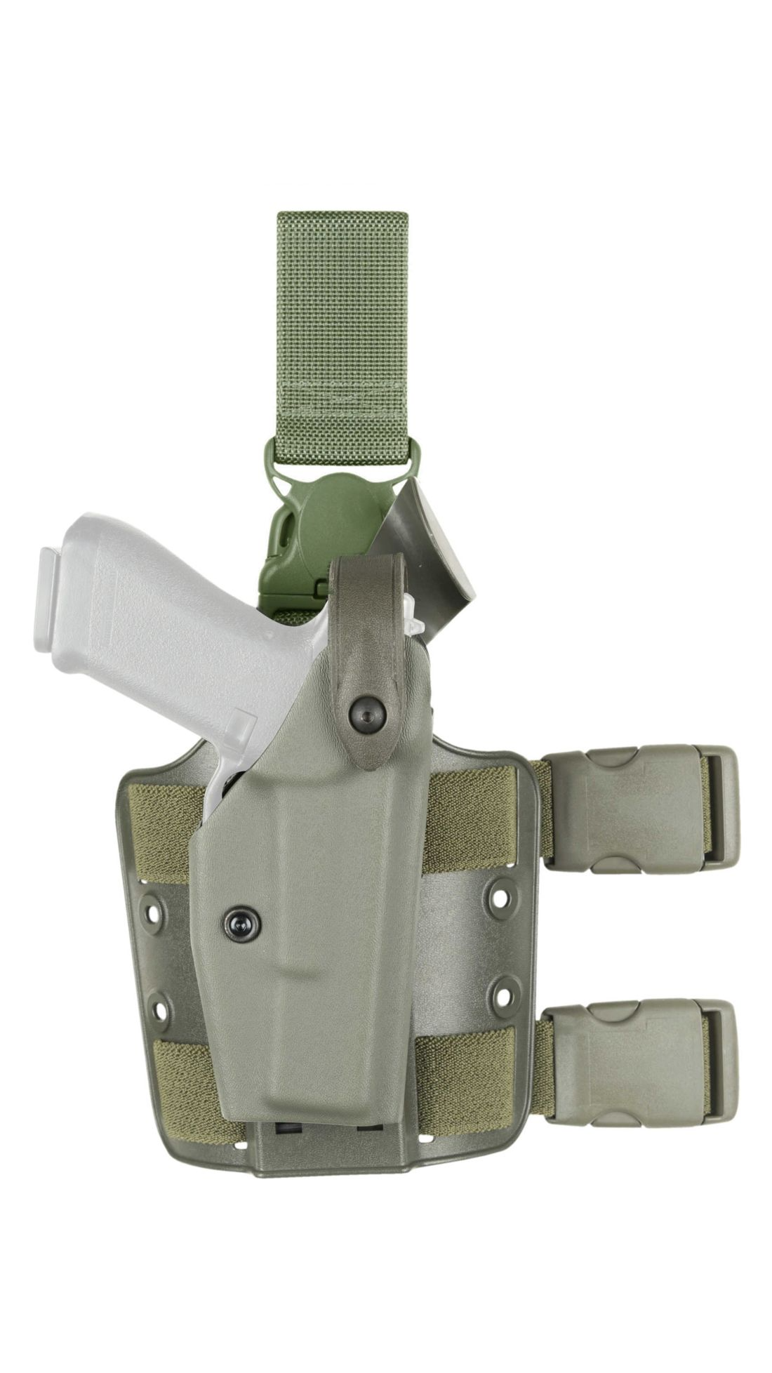 Model 6005 SLS Tactical Holster with Quick-Release Leg Strap for Glock 17 w/ Light/Laser Model 6005 SLS Tactical Holster with Quick-Release Leg Strap for Glock 17 w/ Light/Laser