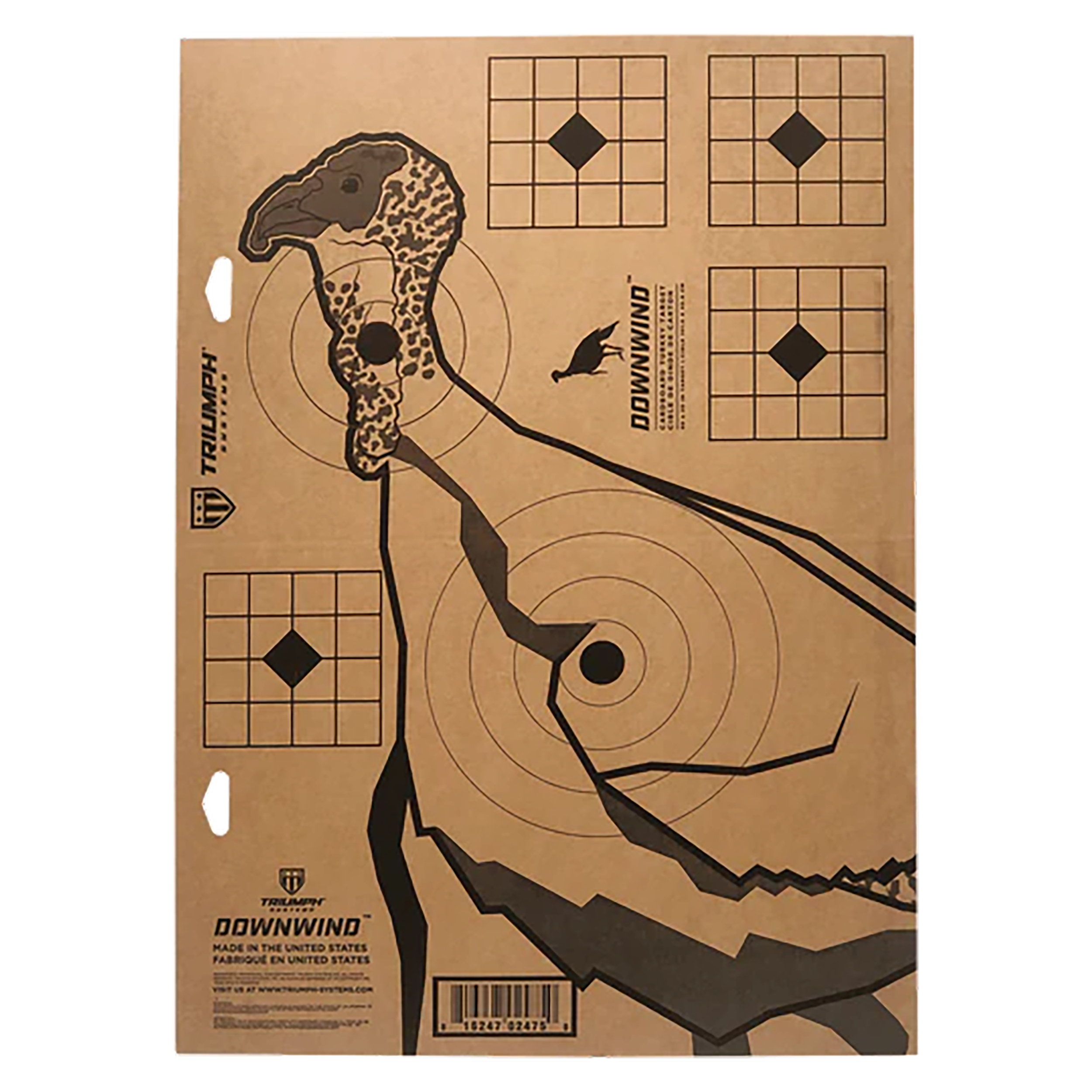 Triumph Systems 020021000  Downwind Turkey Standing Cardboard 24"W x 17"H