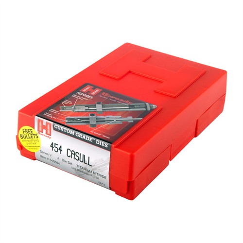 Hornady Custom Grade New Dimension Series V Rifle 4-Die Set 454 Casull .452