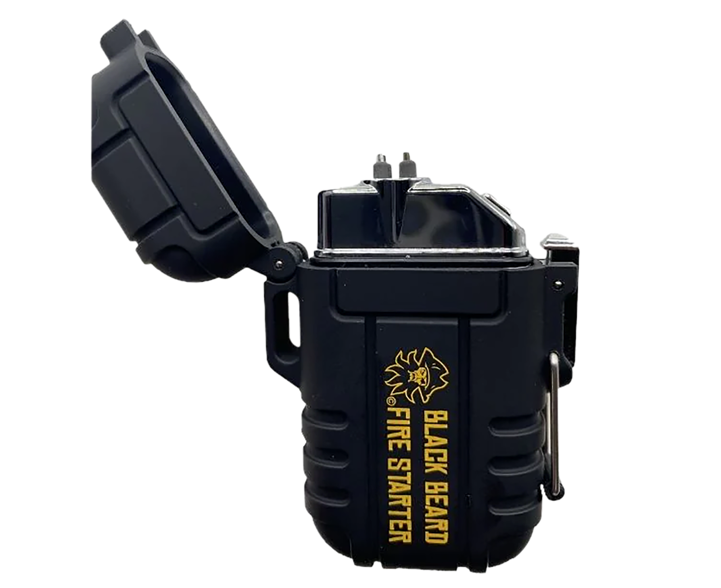 Black Beard Fire Starters ARC Arc Arc Lighter Black Includes USB Charging Cord - ARC - 860006832476