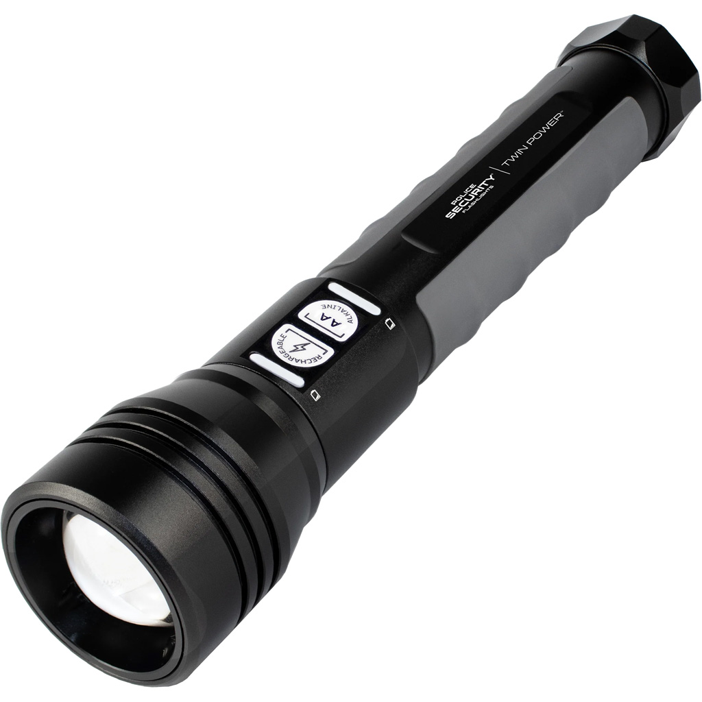 Police Security Flashlights Twin Power Flashlight 2000 Lumens - 97715 - 704673977156