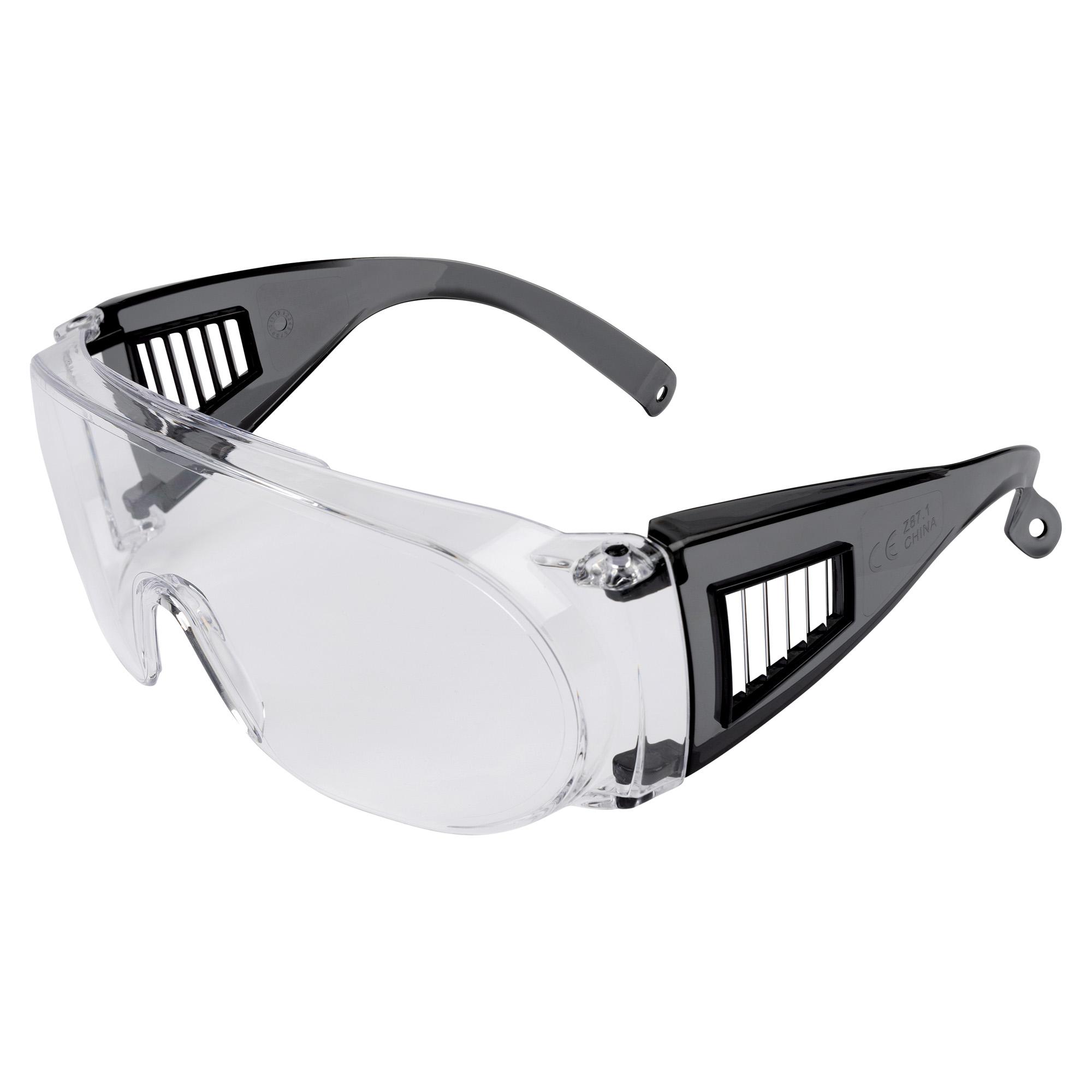 Allen 4180 Ultrx Safety Glasses Clear Lens Black Frame - 4180 - 026509082828