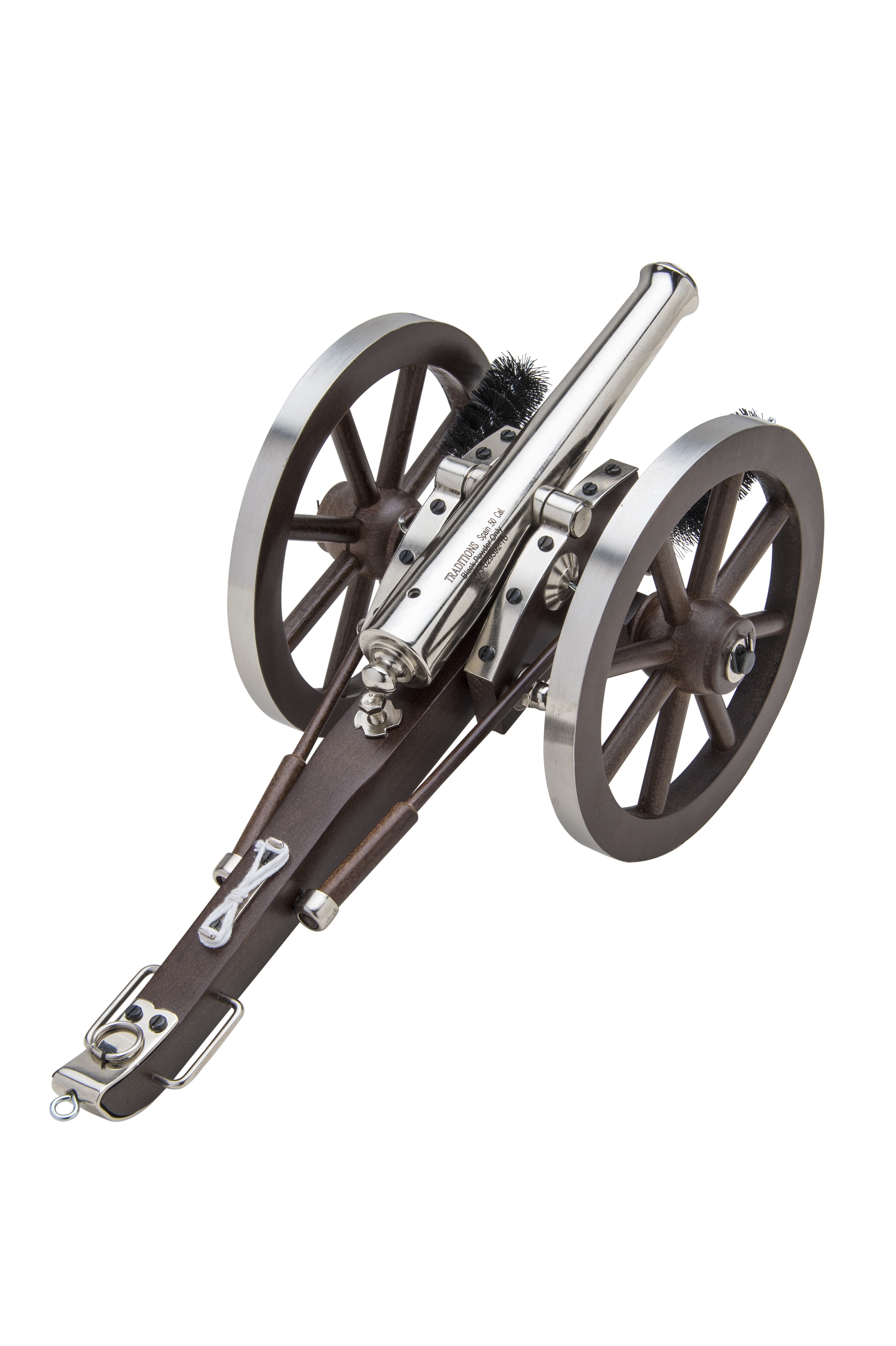 Traditions CN8021 Napoleon III Mini Cannon 50 Cal 7.25" Silver Barrel Breech Action