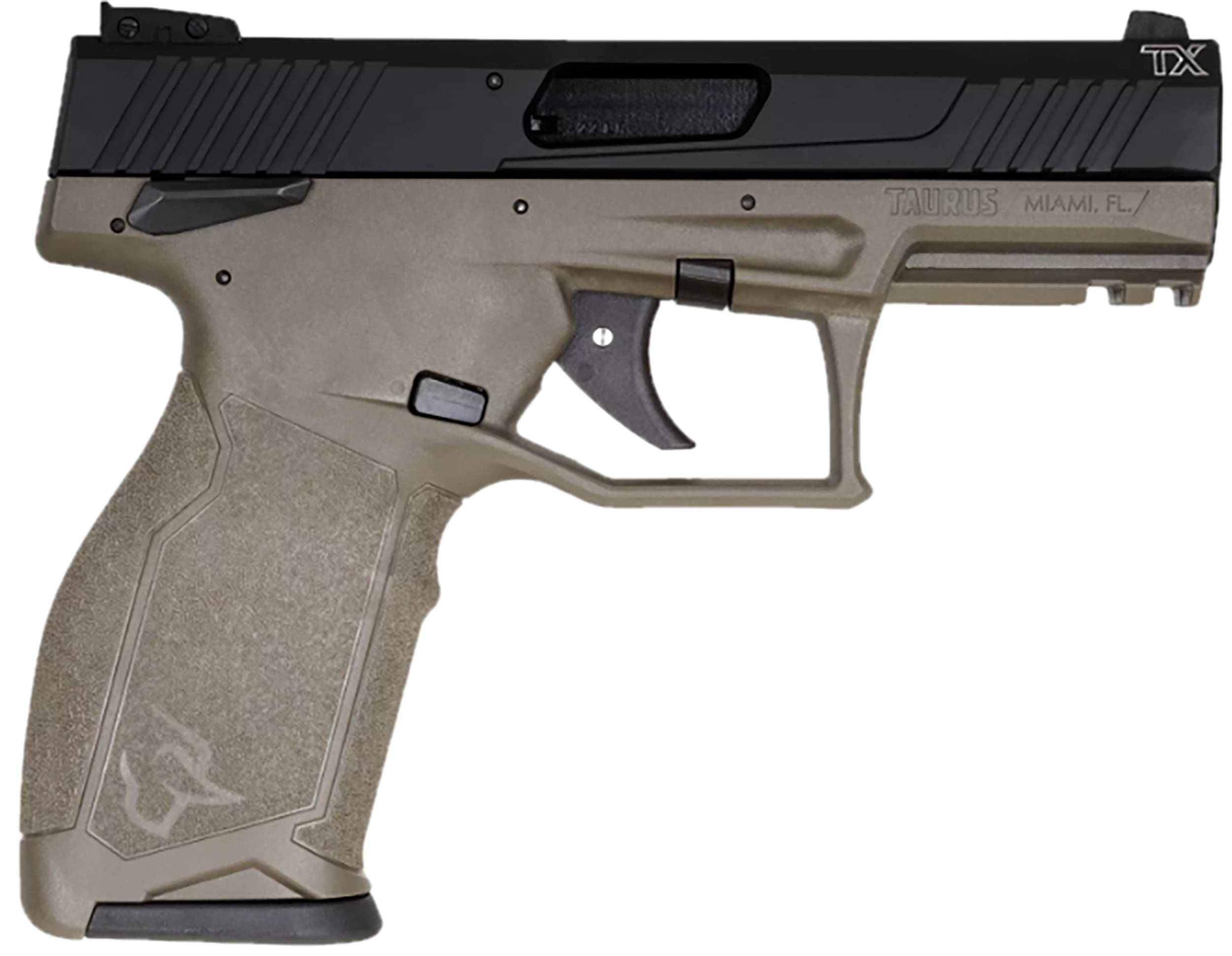 Taurus TX22 22 Long Rifle 4.60" 16+1 OD Green Polymer Threaded Barrel