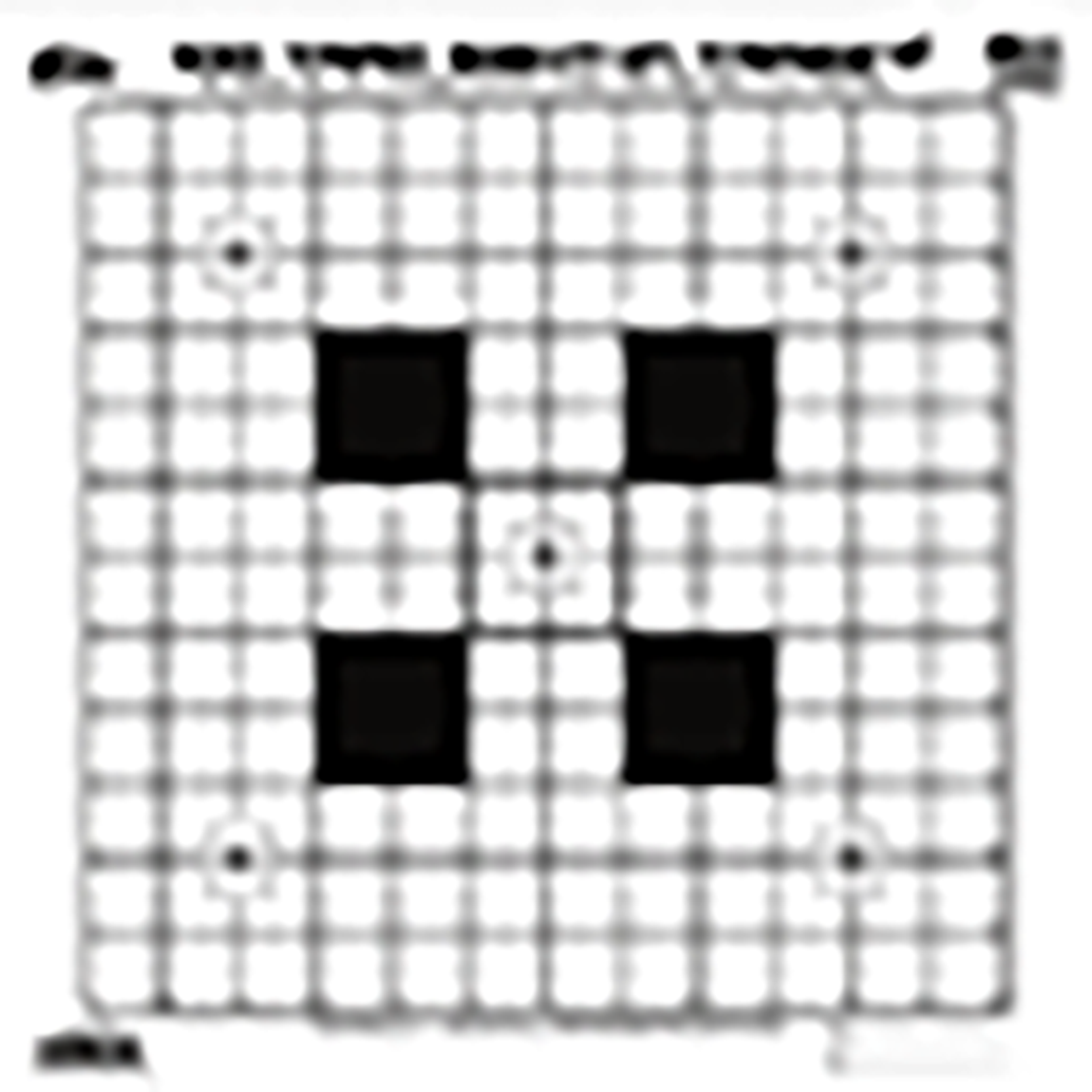 Pro-Shot SSIT12PK  Sight-In Hanging Heavy Paper 100yds 14" x 14" Black/White 12 Pack