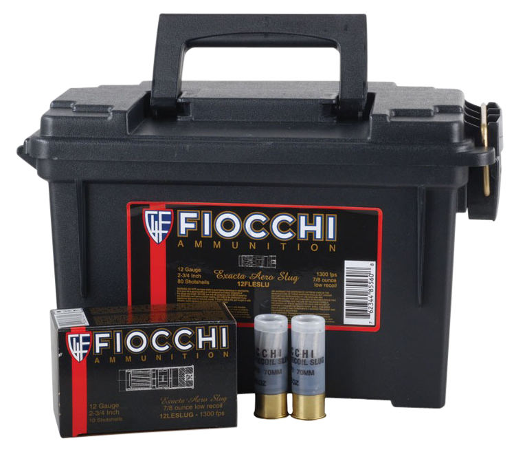 Fiocchi 12FLESLU Aero Extrema 12Gauge 2.75" 7/8oz RifledSlug Shot 80 Rounds