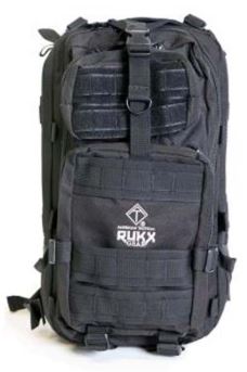 Rukx Gear ATICT1DB Tactical 1 Day Black 600D Polyester