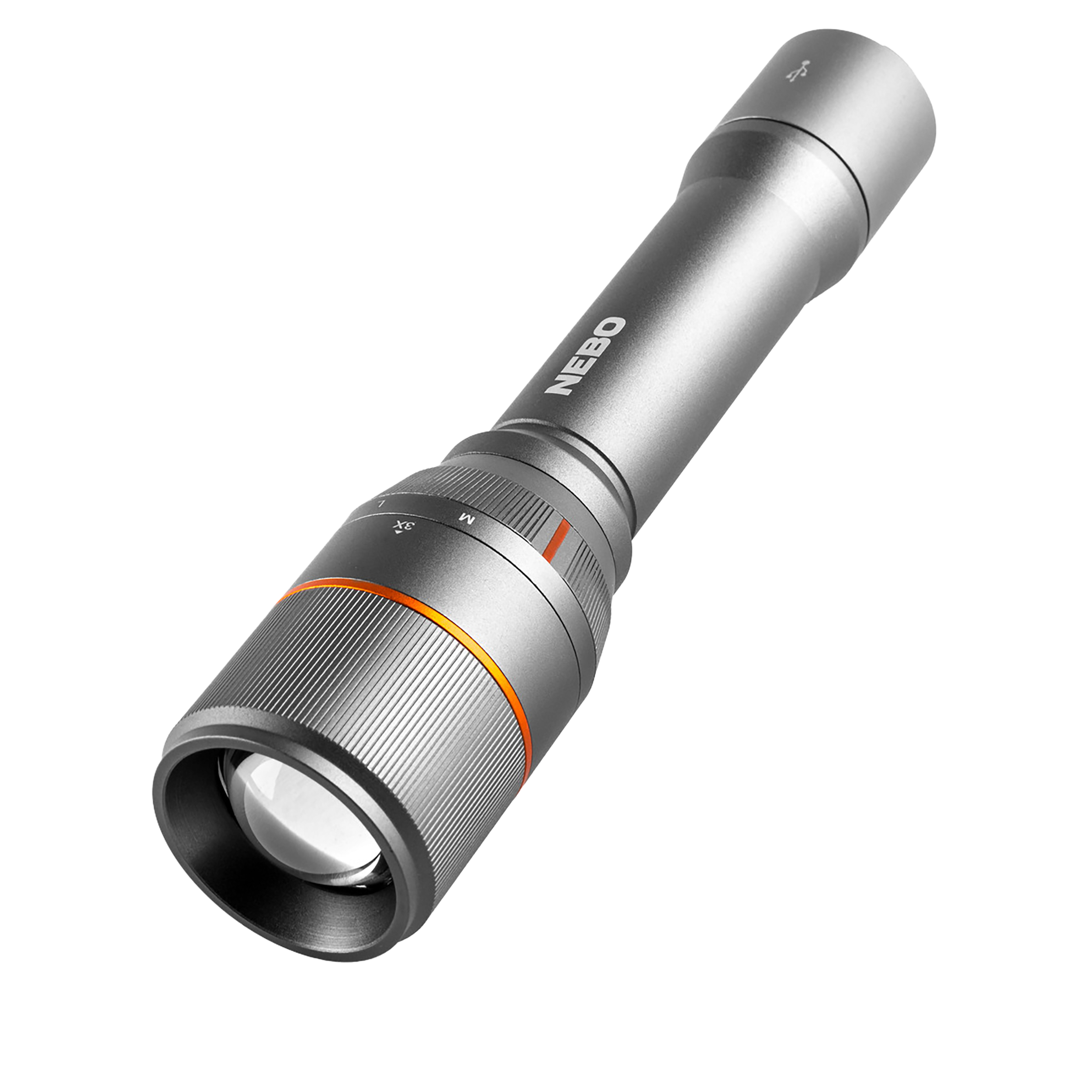 Alliance Consumer Group Davinci 3500 Lumen Gray LED Flashlight Rechargeable 18650 IP67 70 700 3500