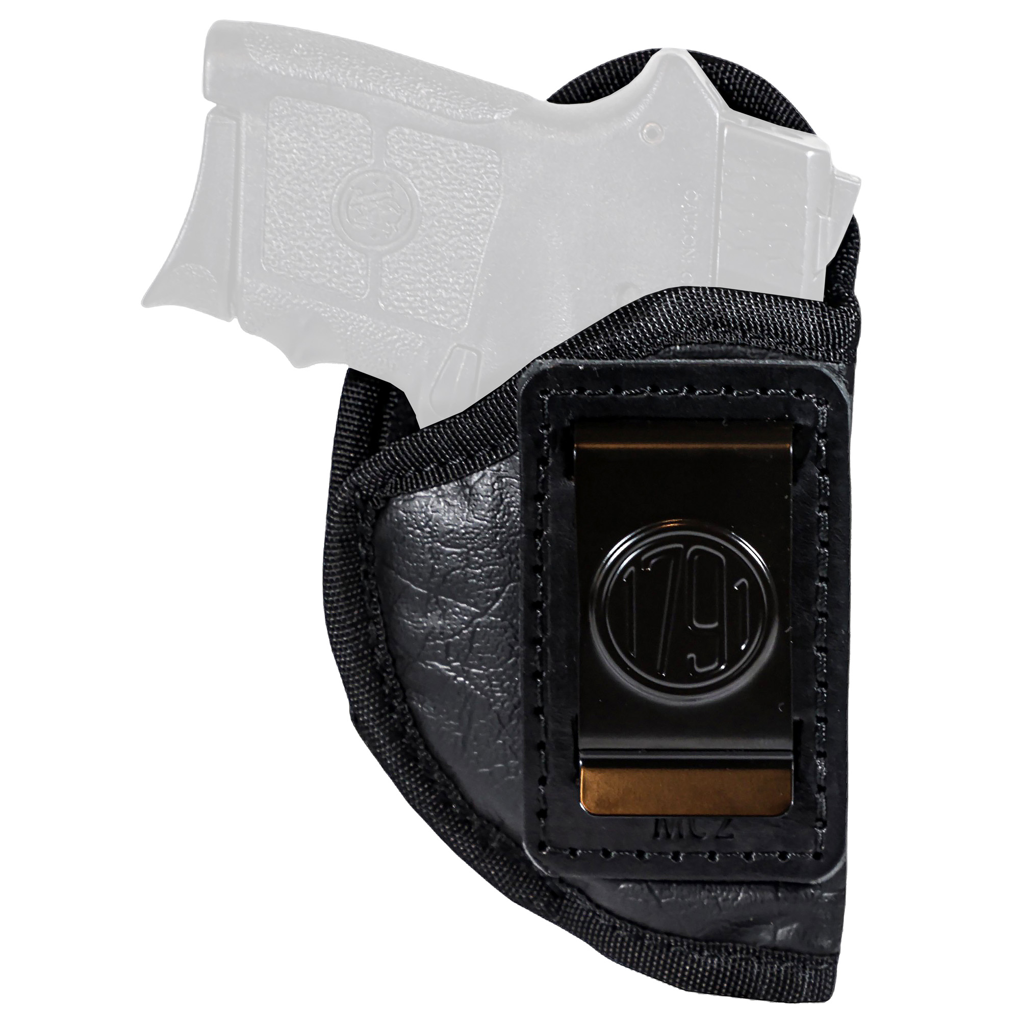 1791 EcoCarry IWB Holster for Micro Compact Auto Small Black RH - ECO-MC2-BLK-R - 810102215857