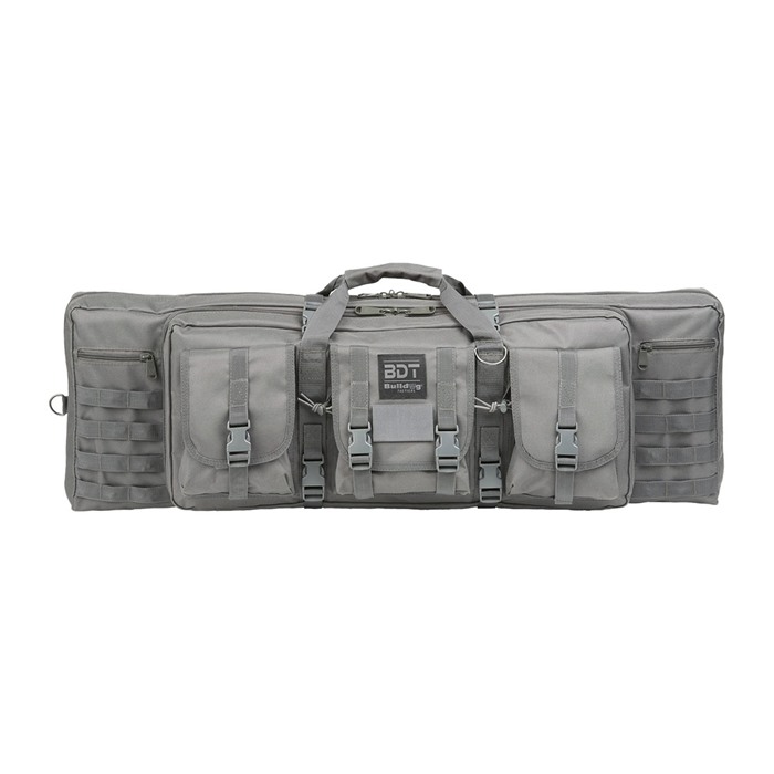 Bulldog Deluxe Single Tactical Rifle Case Seal Grey 36 in.
