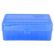 Berry's Mfg 411 Blue Ammo Flip Top Box  Holds 50 Rounds - .45/70 Govt