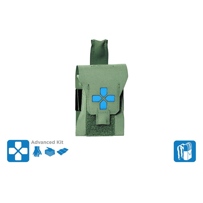 Blue Force Gear Nano Trauma Kit NOW! Advanced Supplies Ranger Green