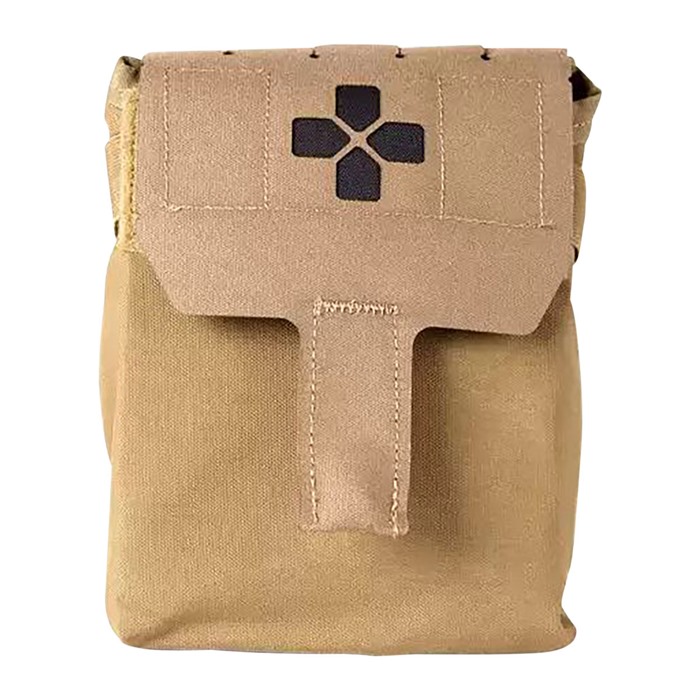 TRAUMA KIT NOW! ESSENTIAL SUPPLIES MOLLE MOUNTED COYOTE
