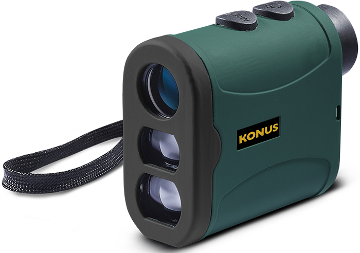 Konus Optics EVO-1200 Lrf 6x25mm Rangefinder 1200 yds Rubber Armor