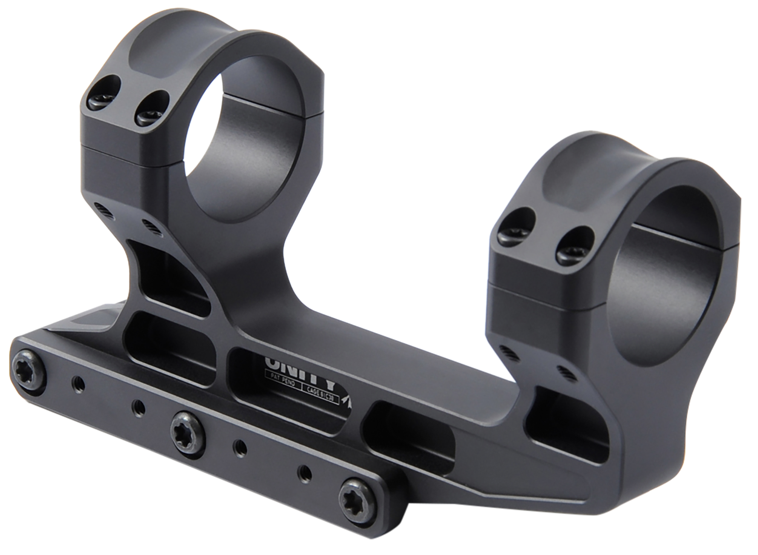 Unity Tactical FSTS FAST LPVO Scope Mount 30mm Anodized
